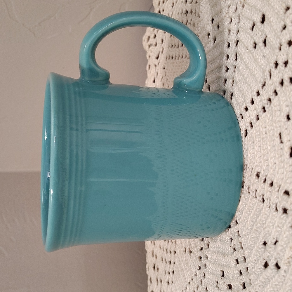 Fiesta USA HLC Turquoise Coffee Mug Large Handle